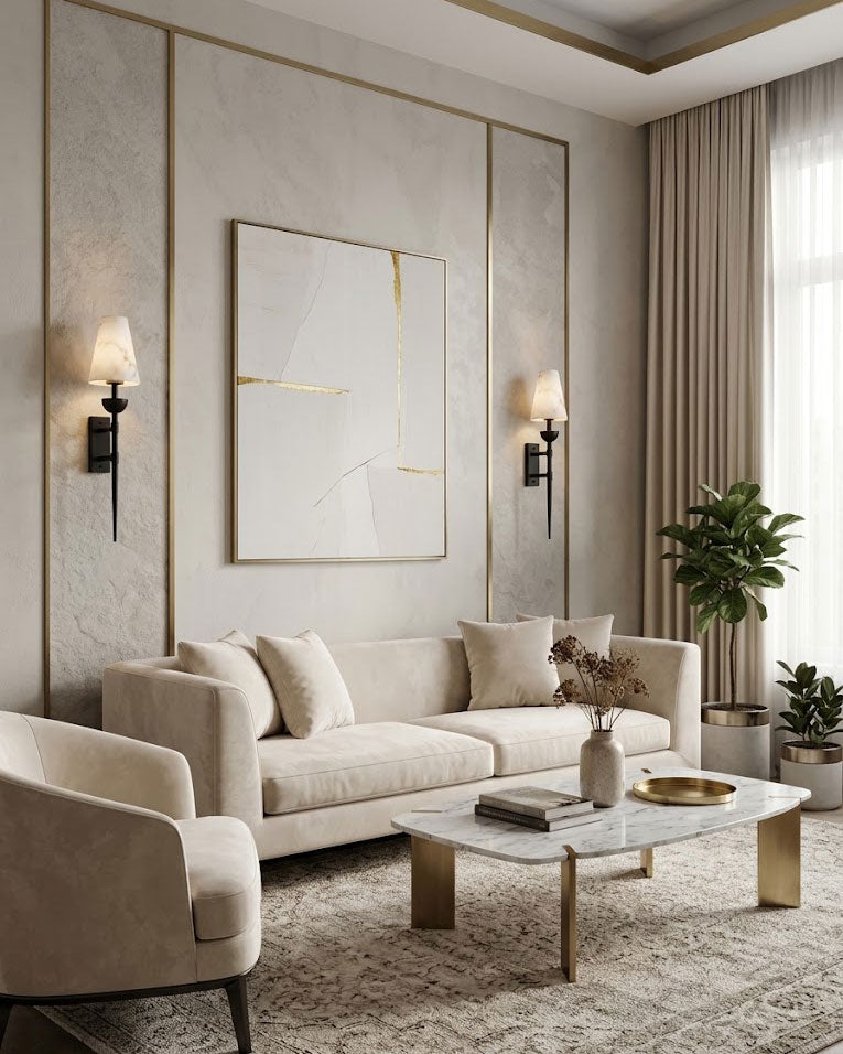 Kincaid Alabaster Wall Sconce