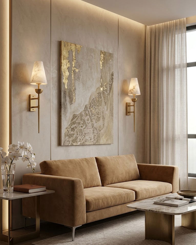 Kincaid Alabaster Wall Sconce