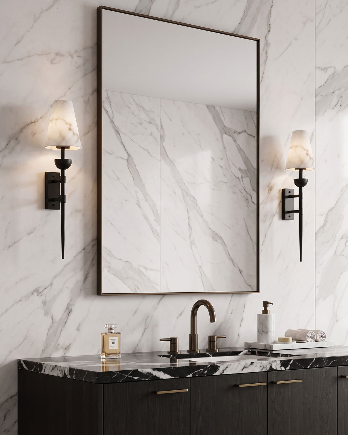 Kincaid Alabaster Wall Sconce