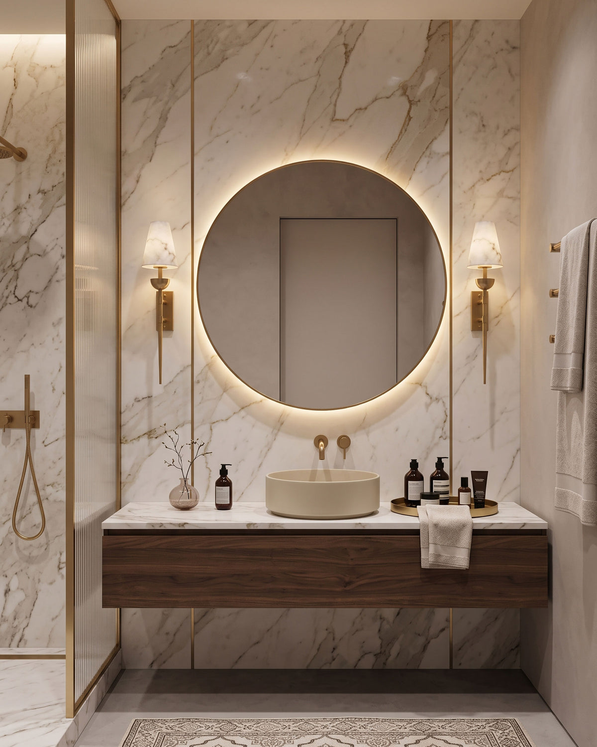 Kincaid Alabaster Wall Sconce