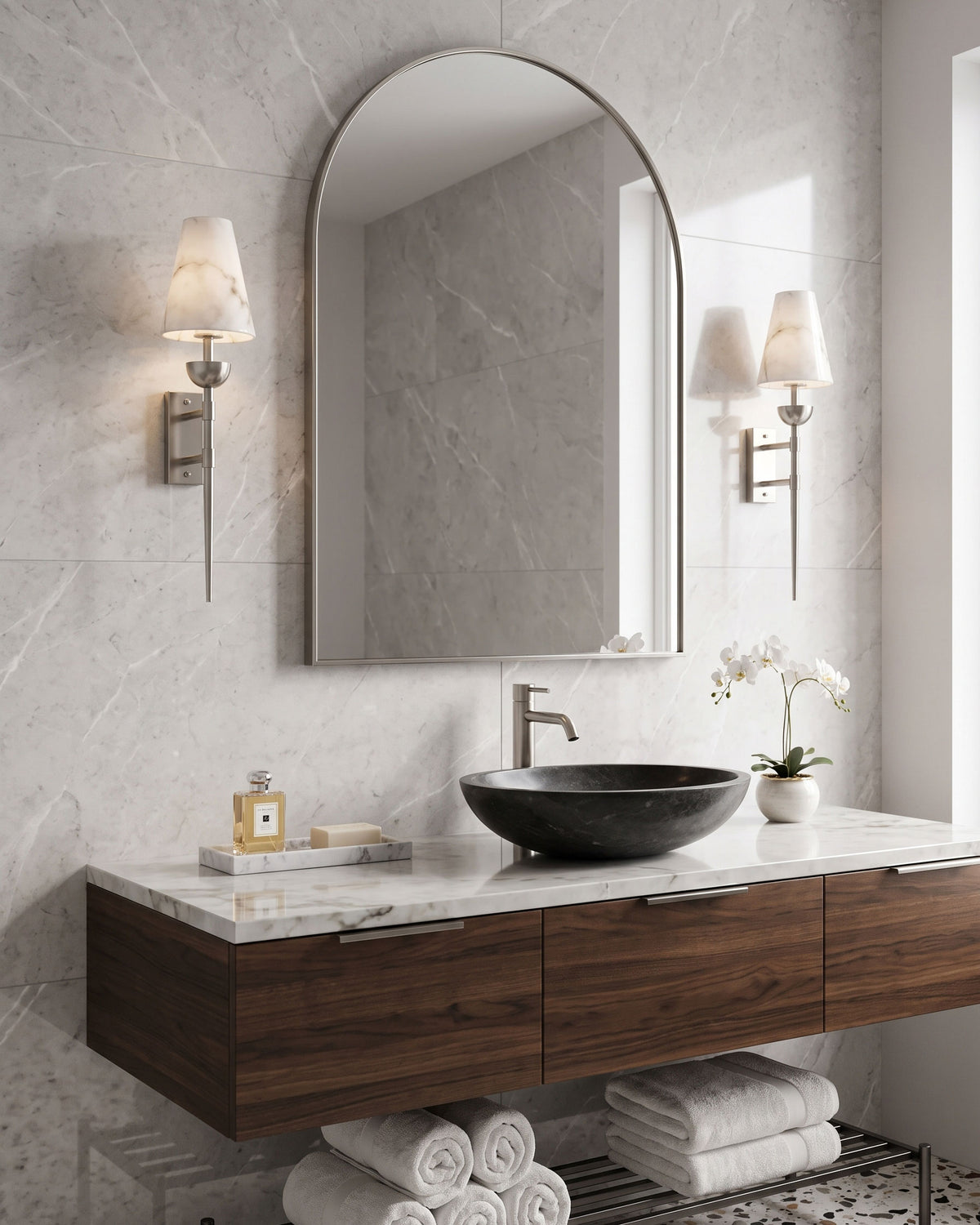 Kincaid Alabaster Wall Sconce