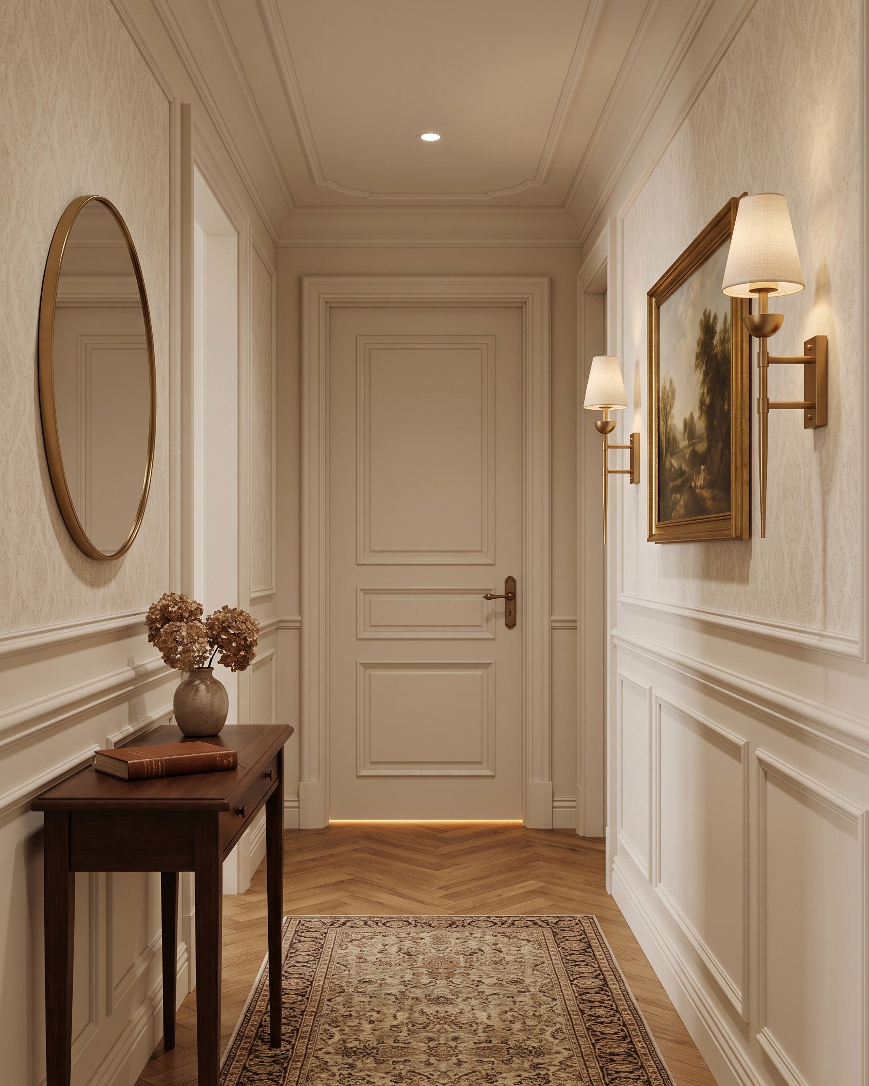 Kincaid Brass Fabric Wall Sconce