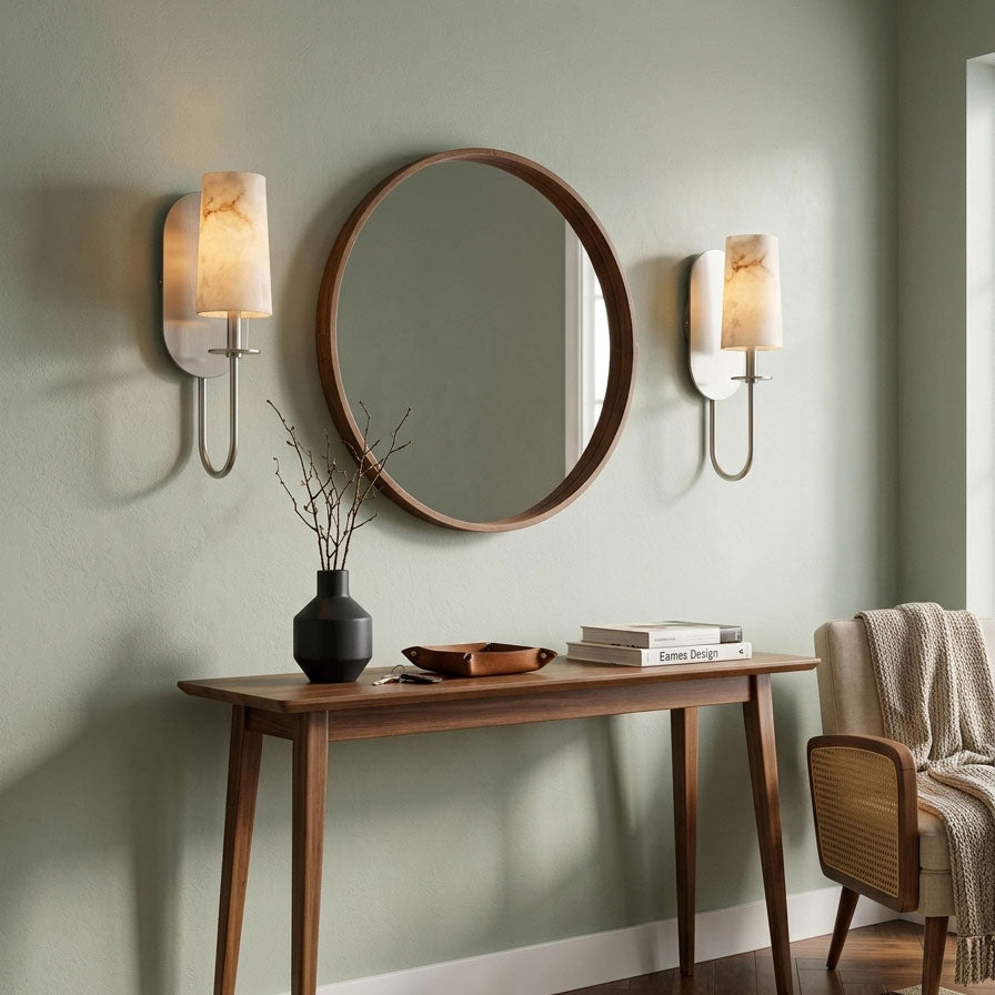 Lara Alabaster Wall Sconce