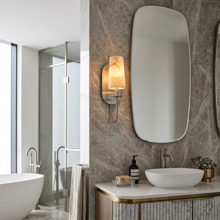 Lara Alabaster Wall Sconce