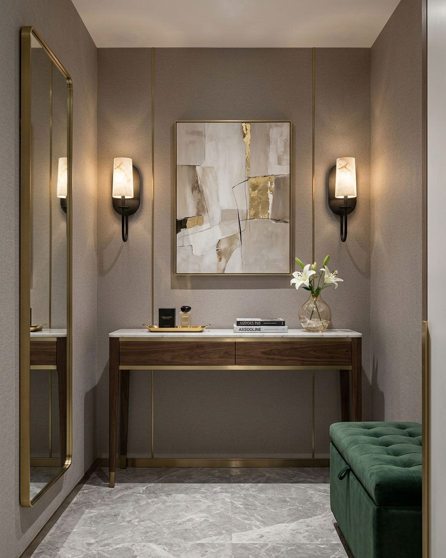 Lara Alabaster Wall Sconce