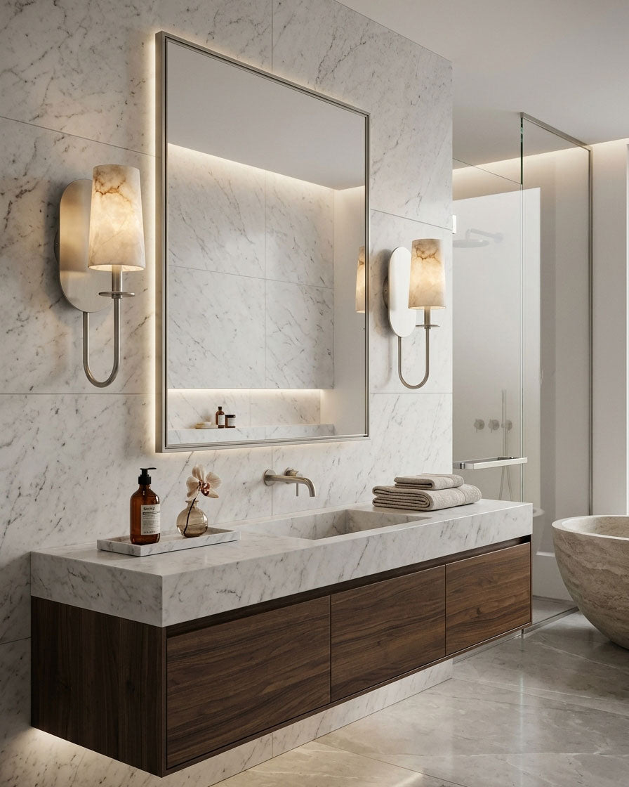 Lara Alabaster Wall Sconce