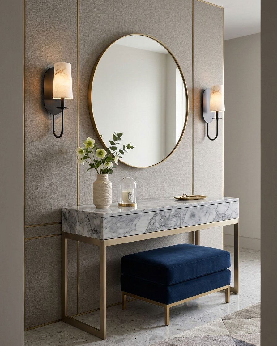 Lara Alabaster Wall Sconce