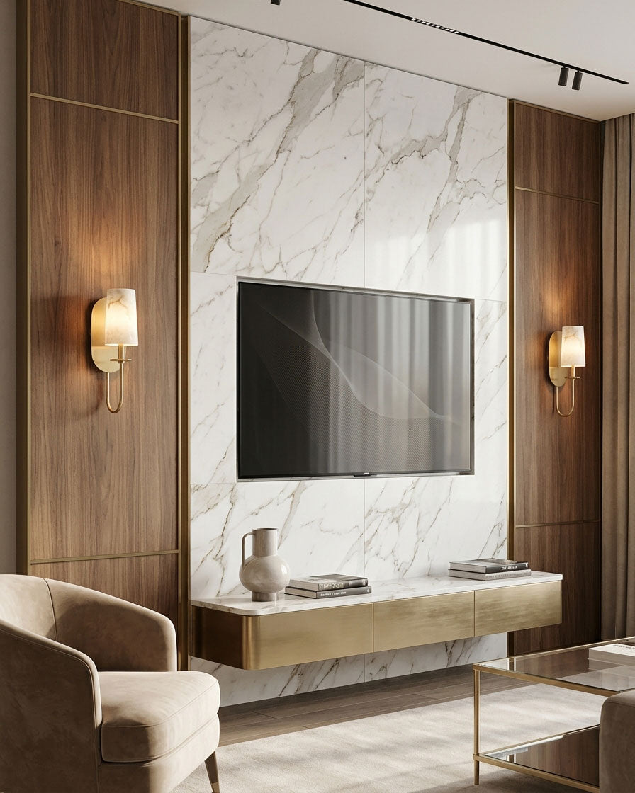 Lara Alabaster Wall Sconce