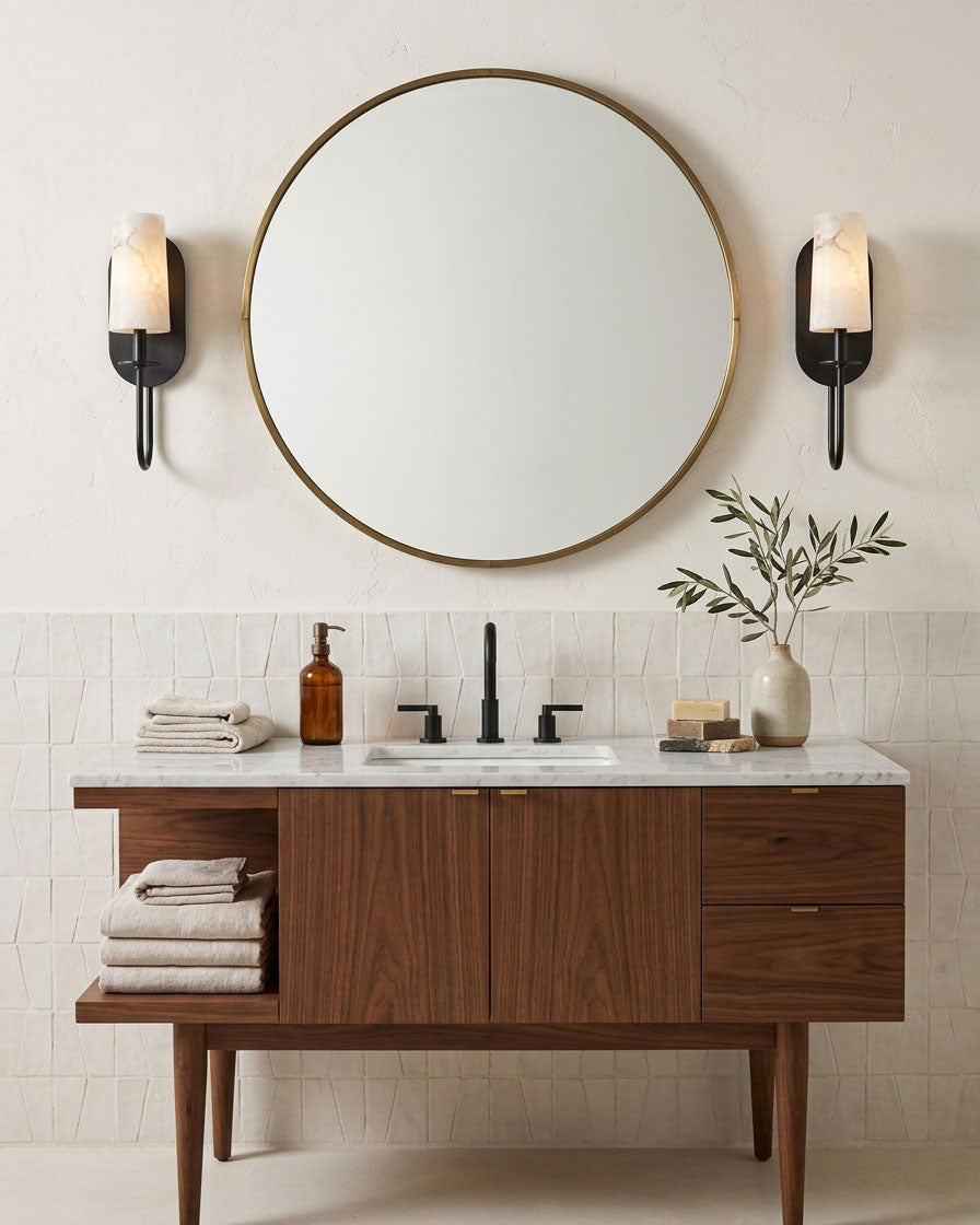 Lara Alabaster Wall Sconce