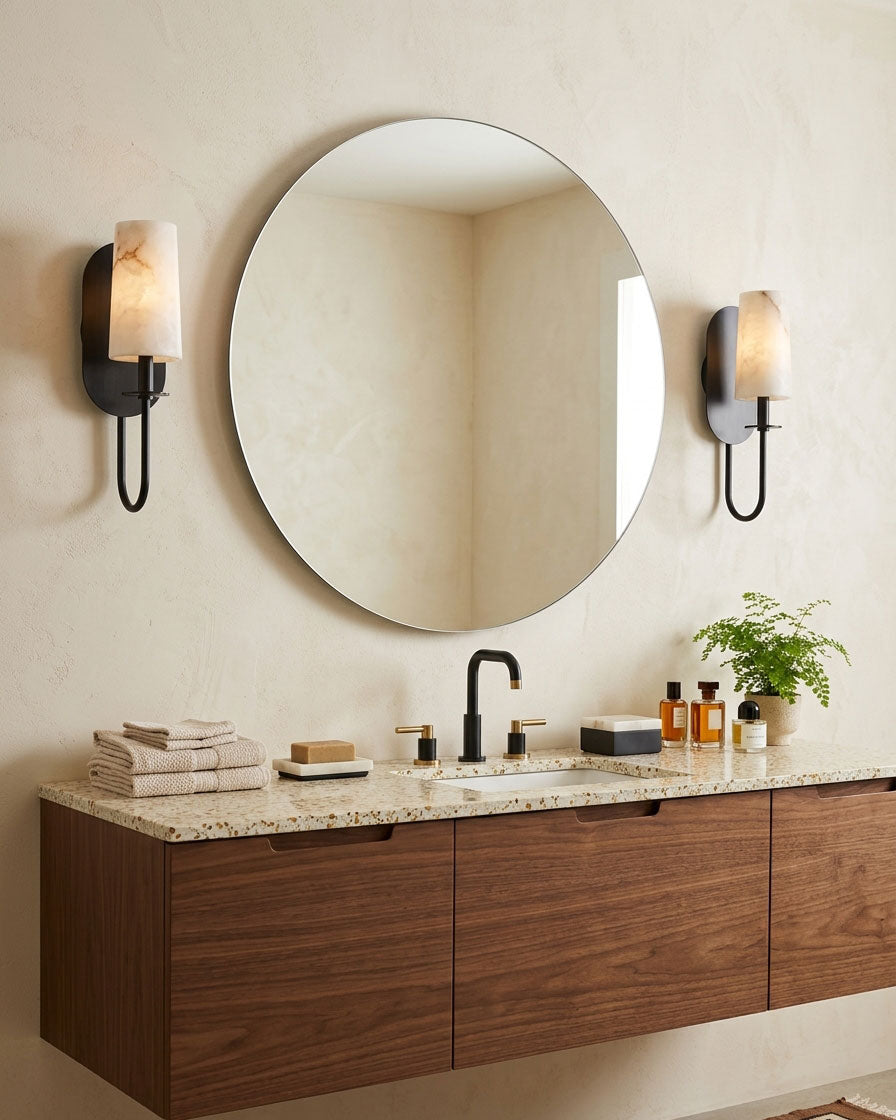 Lara Alabaster Wall Sconce