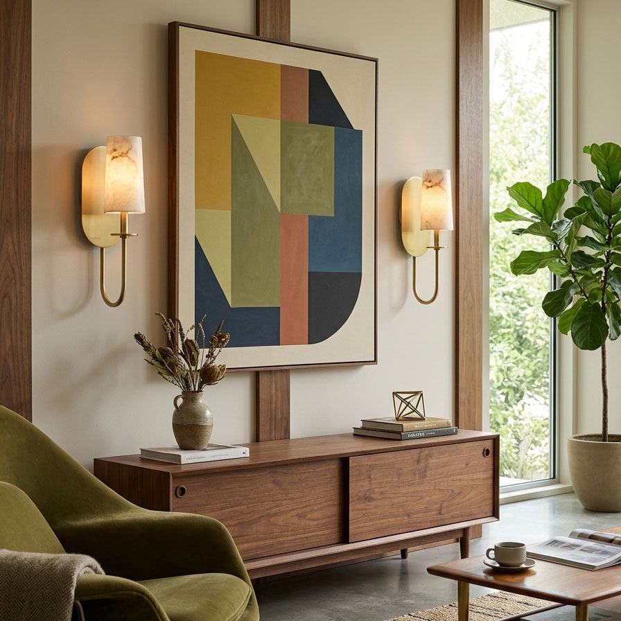 Lara Alabaster Wall Sconce