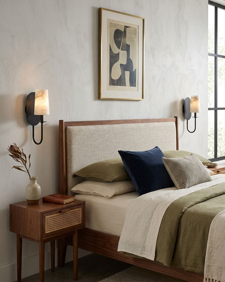 Lara Alabaster Wall Sconce