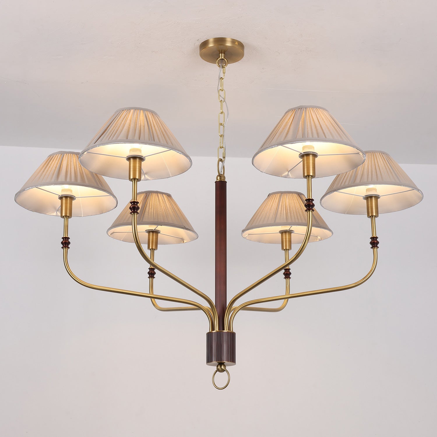 Laurent Pleated Chandelier