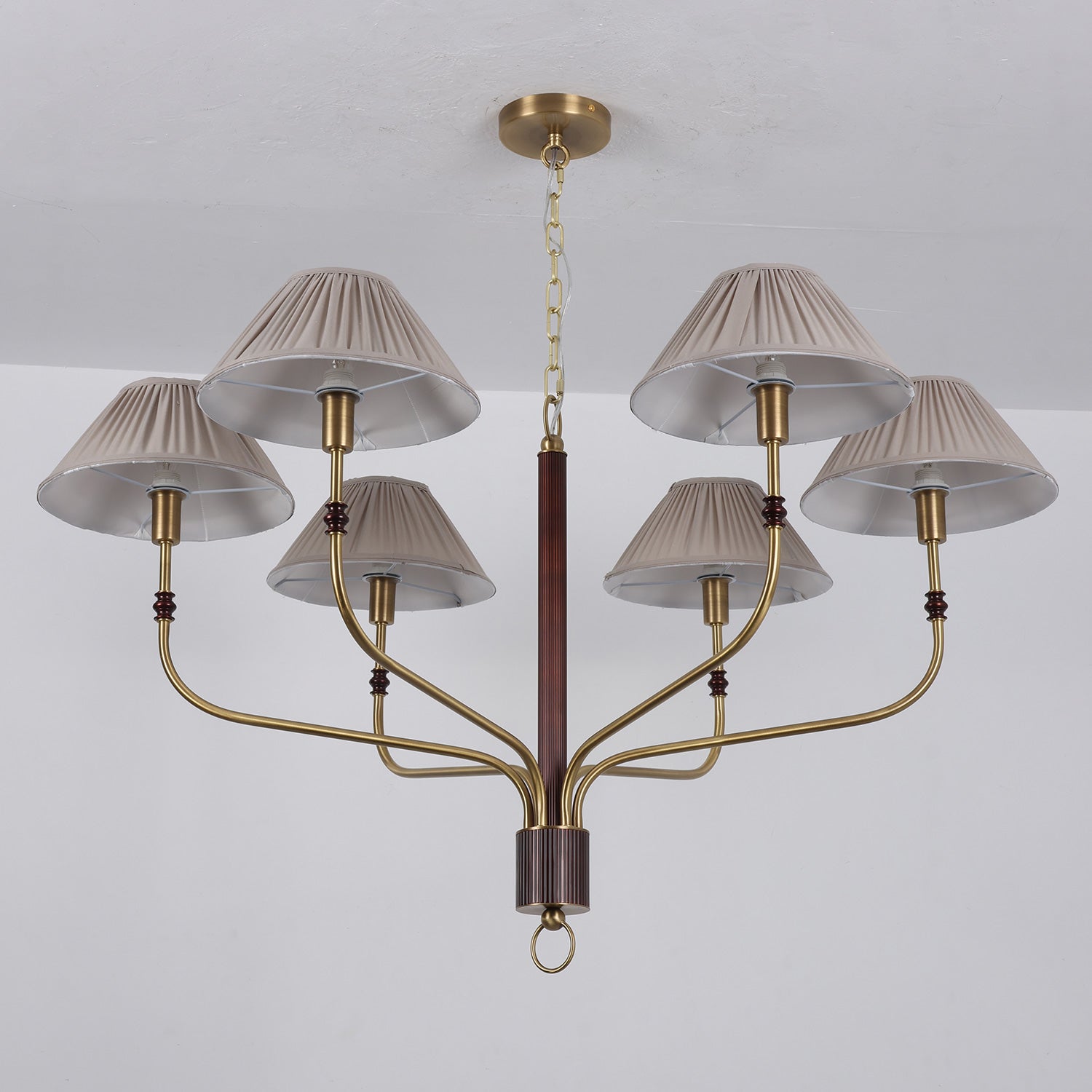 Laurent Pleated Chandelier