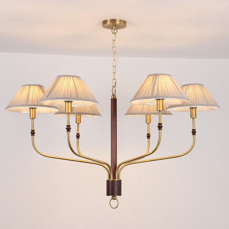Laurent Pleated Chandelier