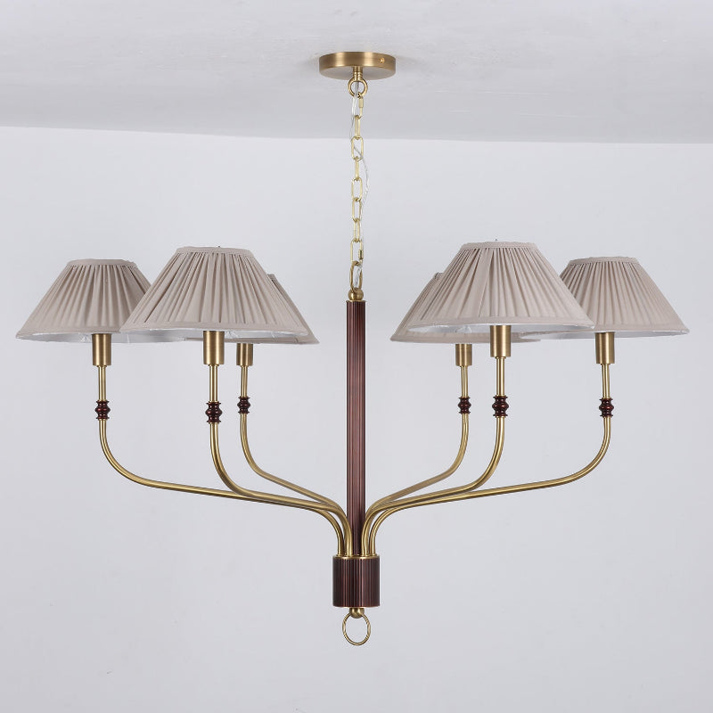 Laurent Pleated Chandelier