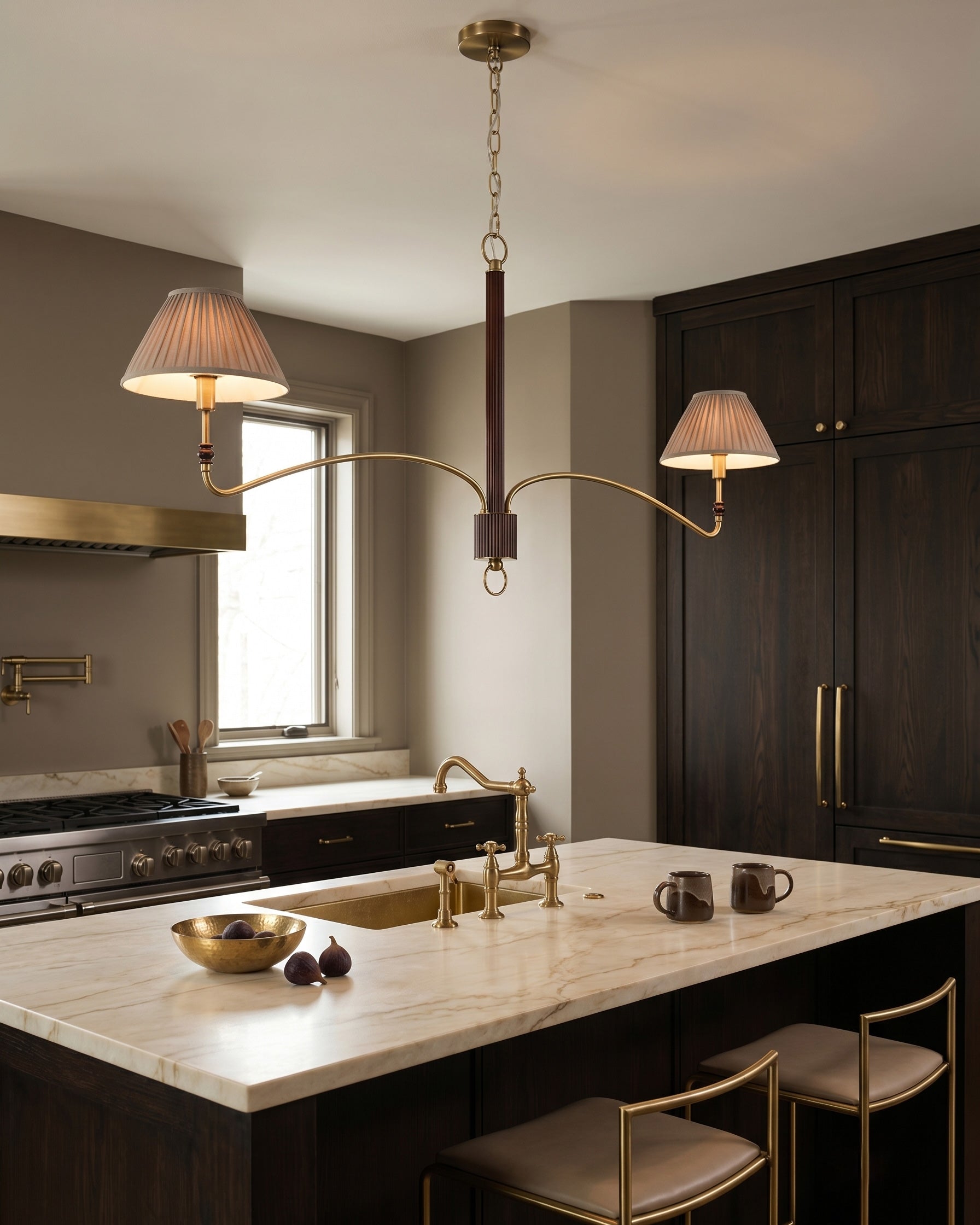Laurent Pleated Chandelier