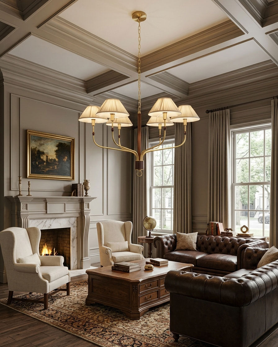 Laurent Pleated Chandelier – detail 3