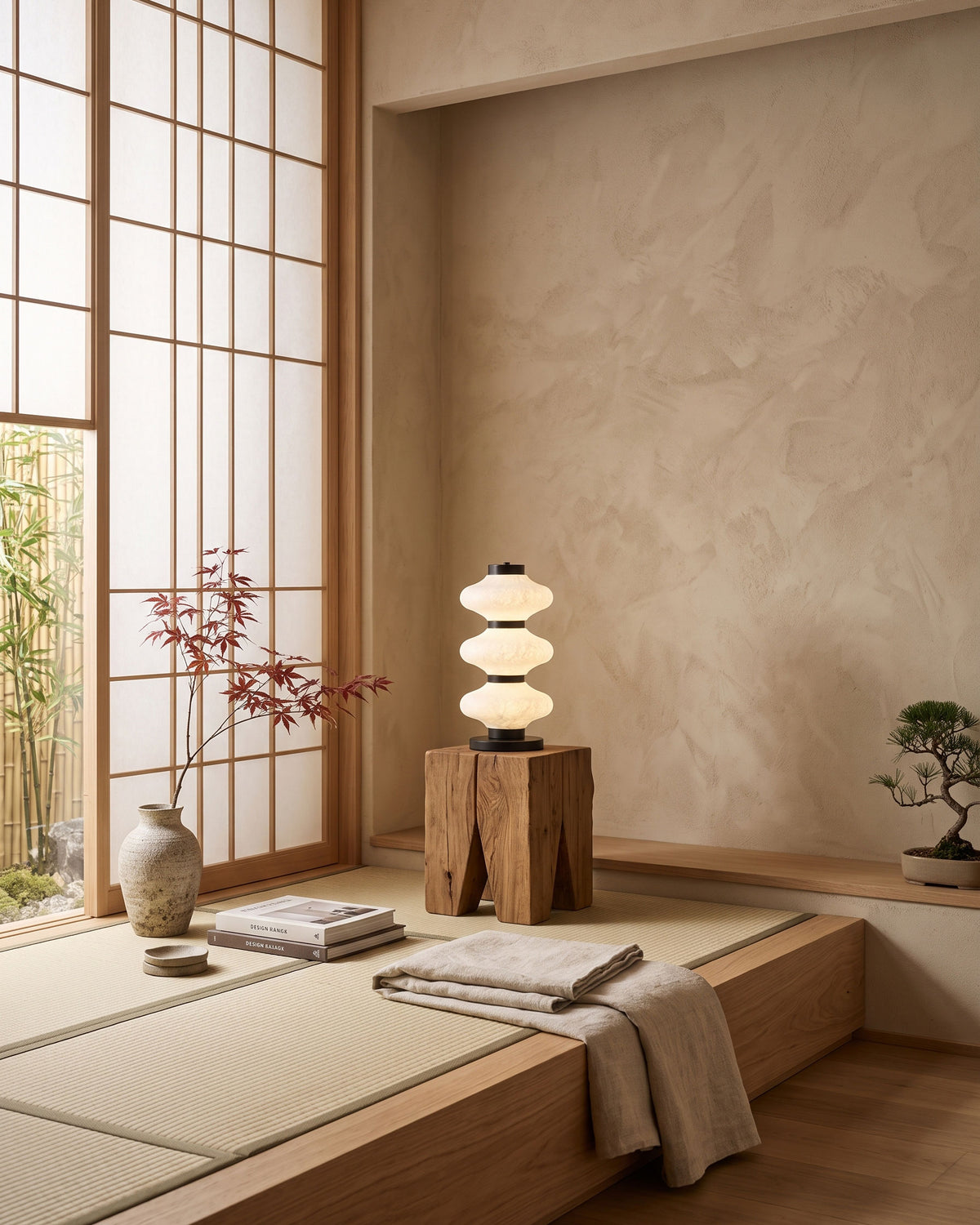 Leighton Mulberry Silk Table Lamp