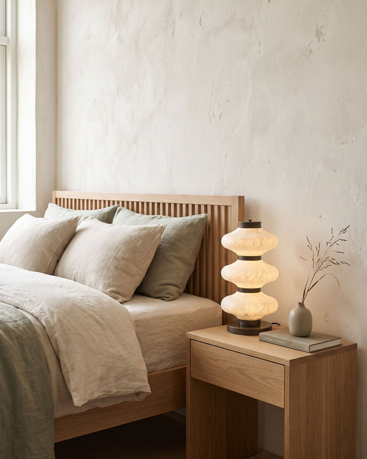 Leighton Mulberry Silk Table Lamp