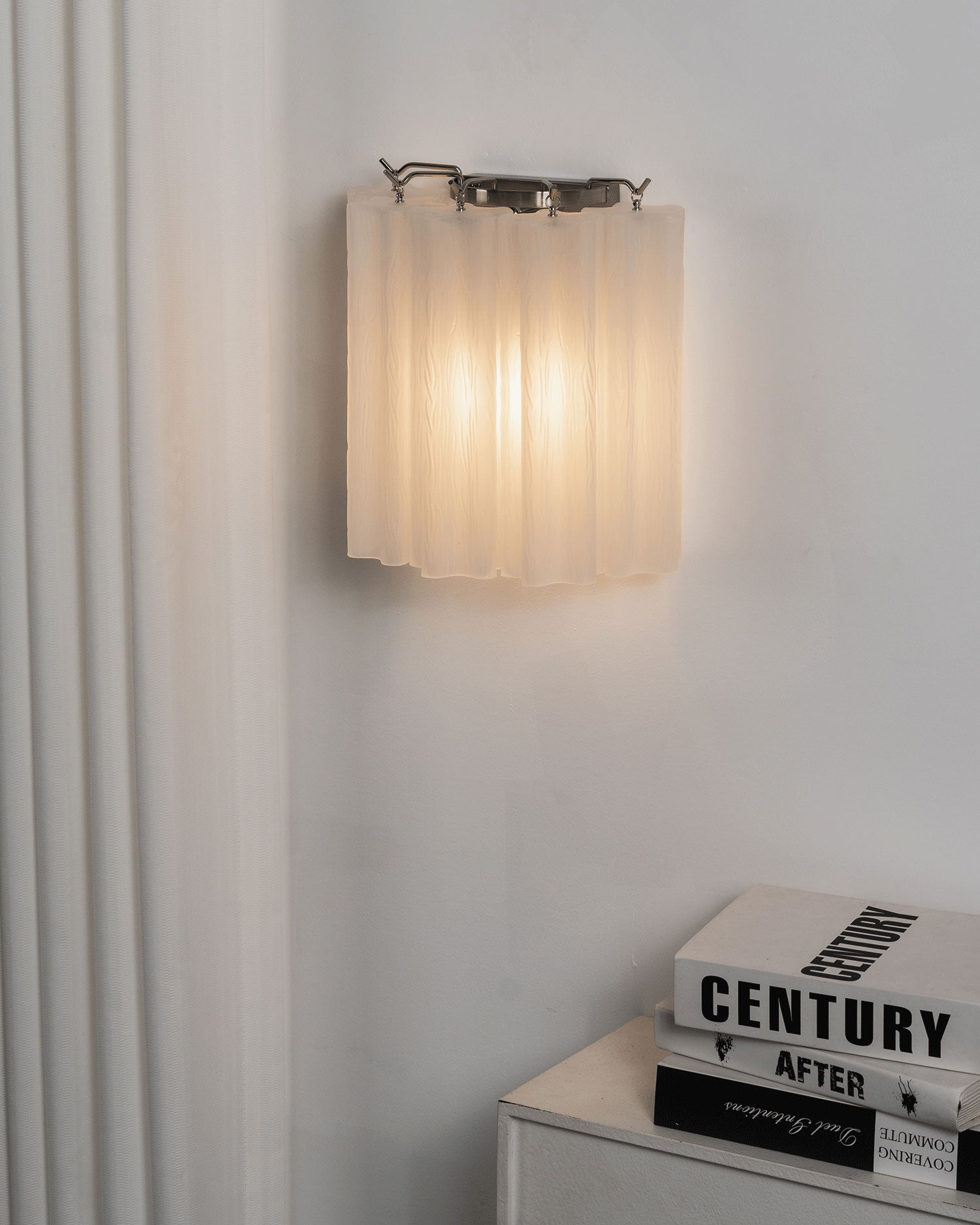 Leland Fluted Glass Wall Sconce