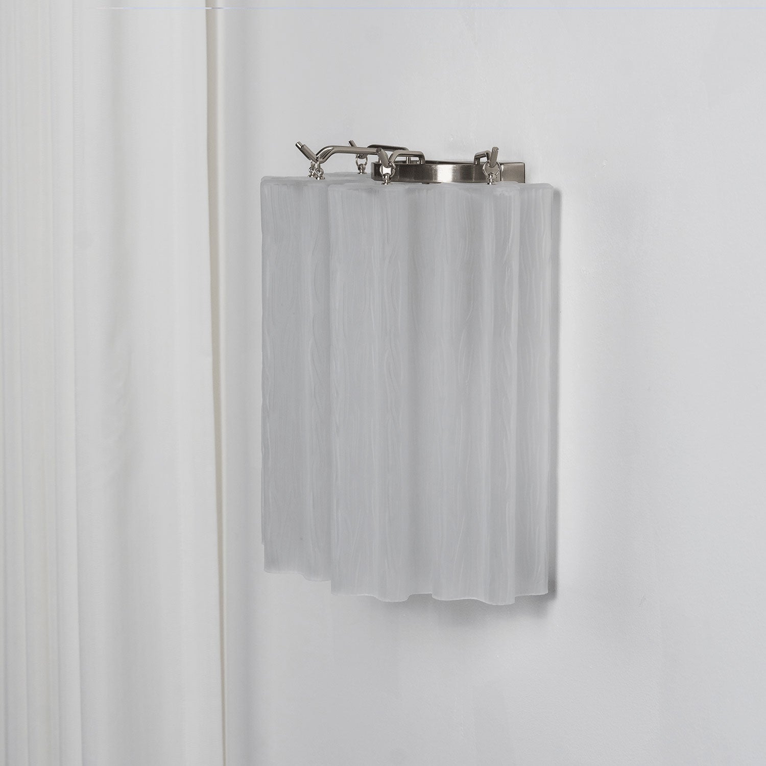 Leland Fluted Glass Wall Sconce