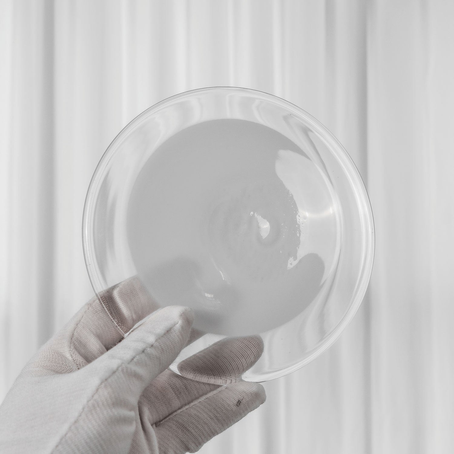 Benton Glass Disc Flush Mount