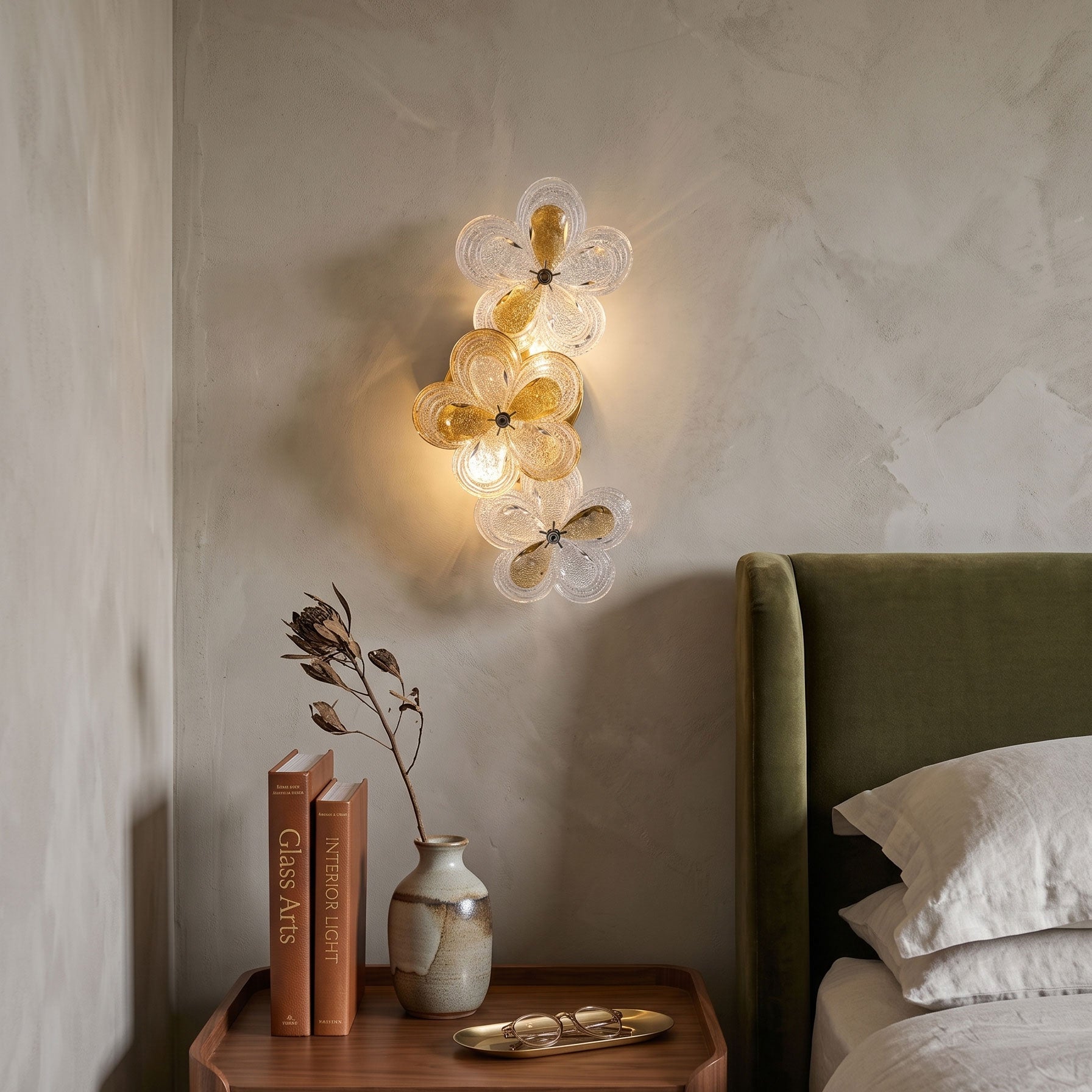 Rayonshine Lennox Floral Wall Sconce — Detail View 4