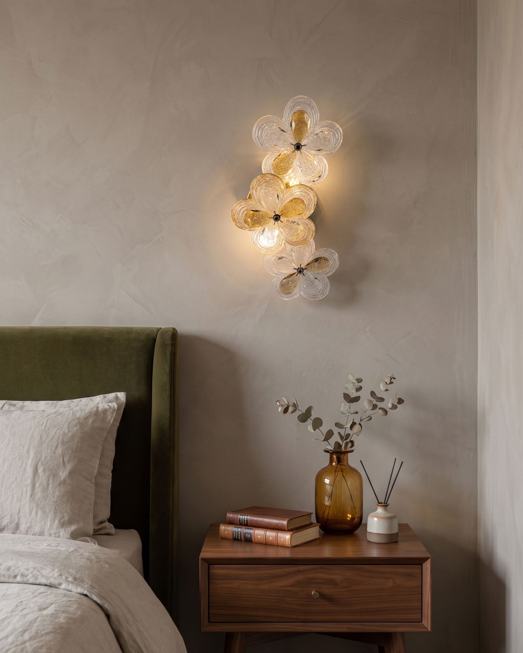 Rayonshine Lennox Floral Wall Sconce — Detail View 12