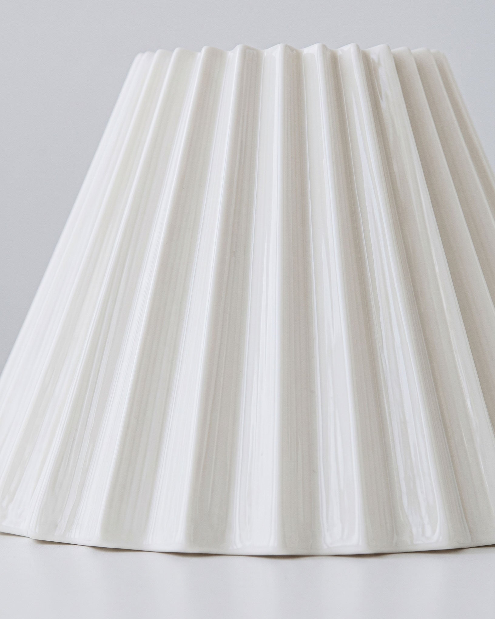 Leona Fluted Ceramic Pendant Light