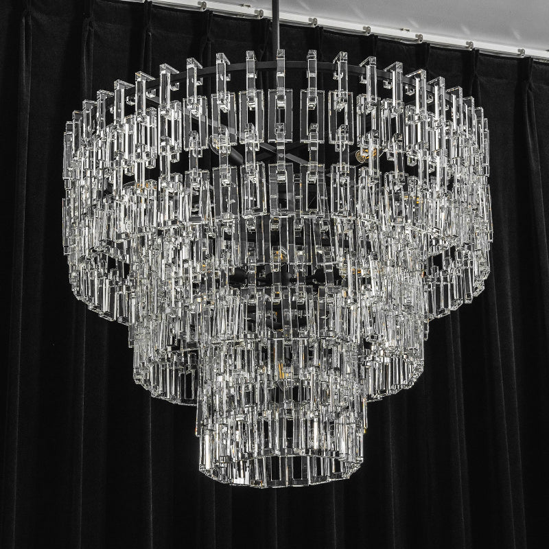 Lexington Tiered Crystal Chandelier