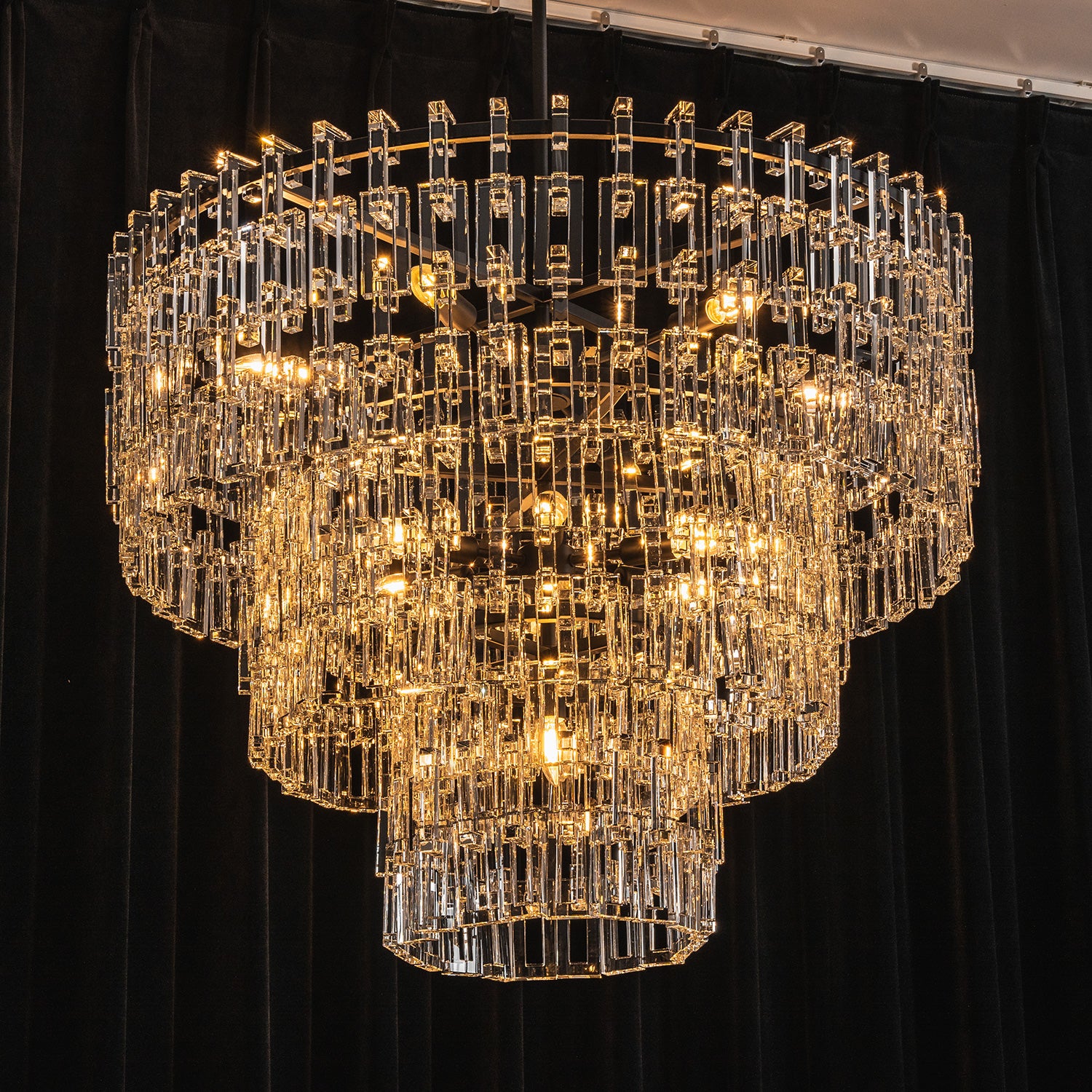 Lexington Tiered Crystal Chandelier