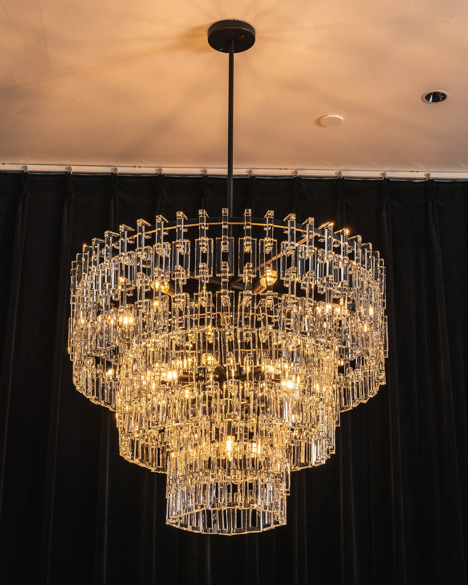 Lexington Tiered Crystal Chandelier