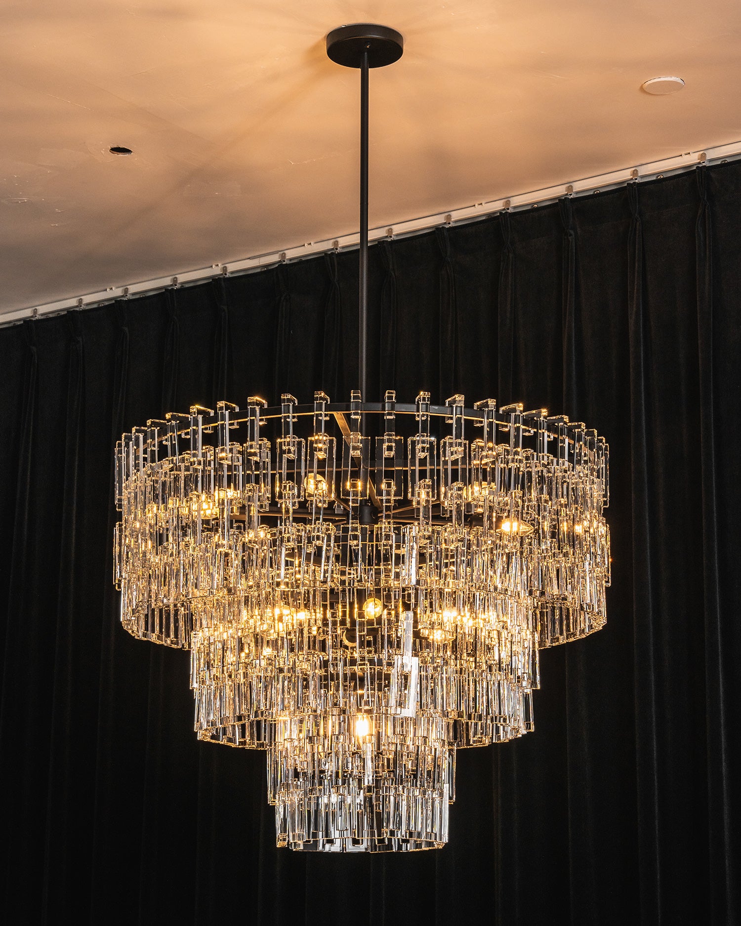 Lexington Tiered Crystal Chandelier