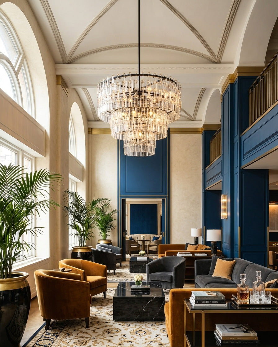 Lexington Tiered Crystal Chandelier