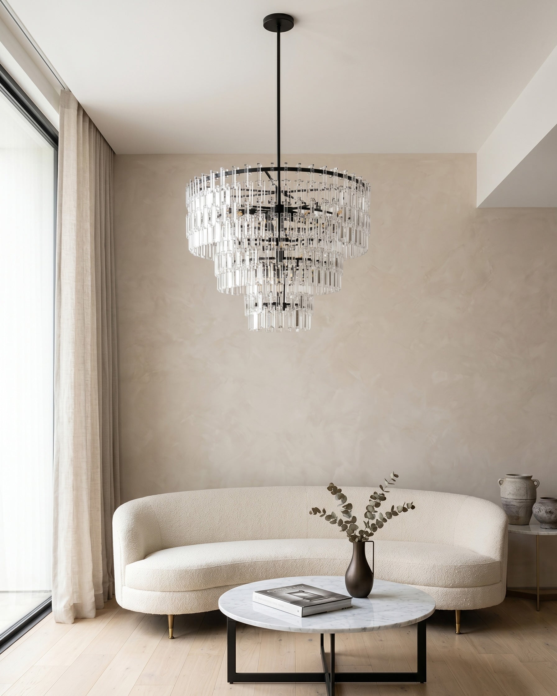 Lexington Tiered Crystal Chandelier