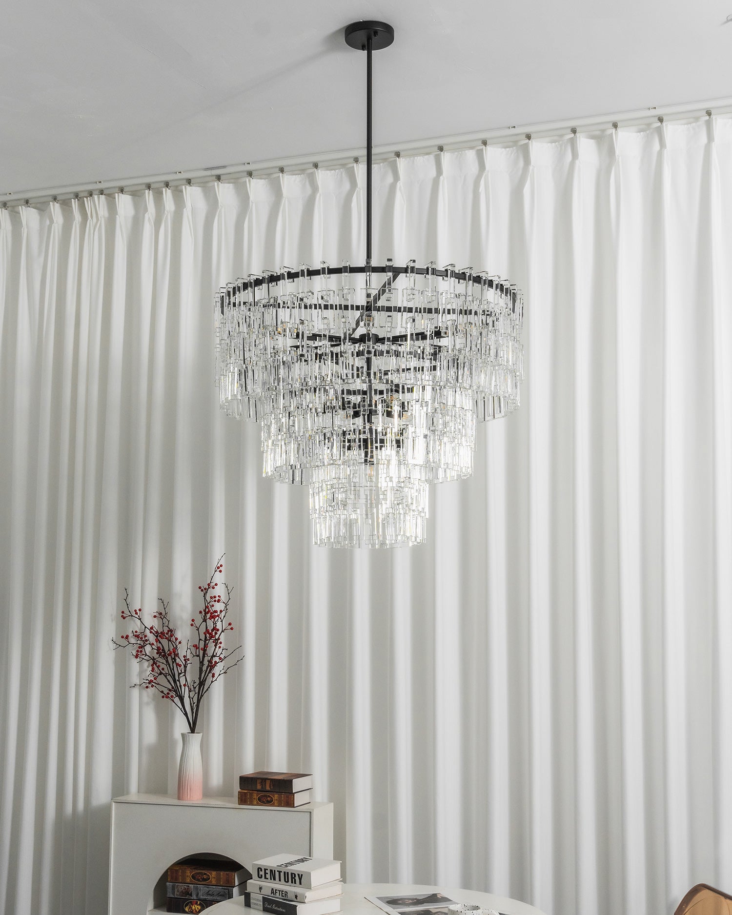 Lexington Tiered Crystal Chandelier