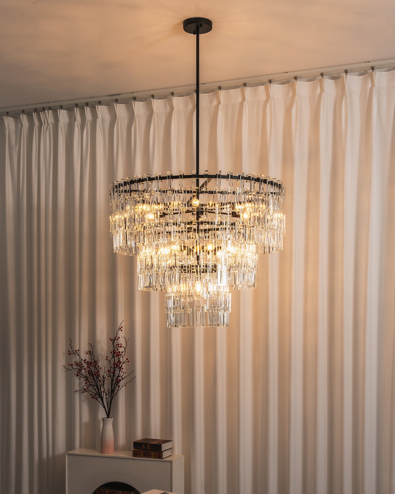 Lexington Tiered Crystal Chandelier