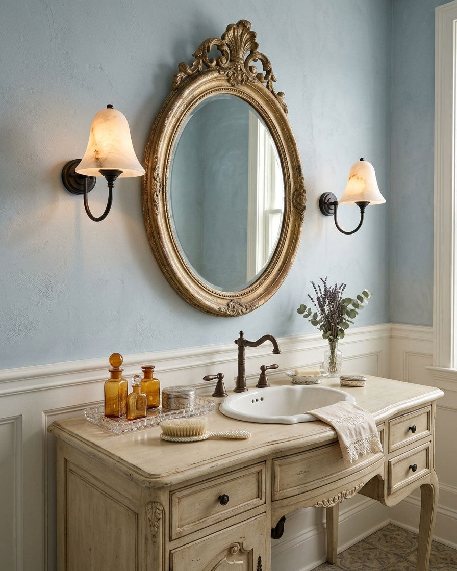 Livia Alabaster Wall Sconce