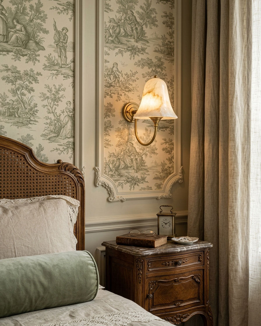 Livia Alabaster Wall Sconce