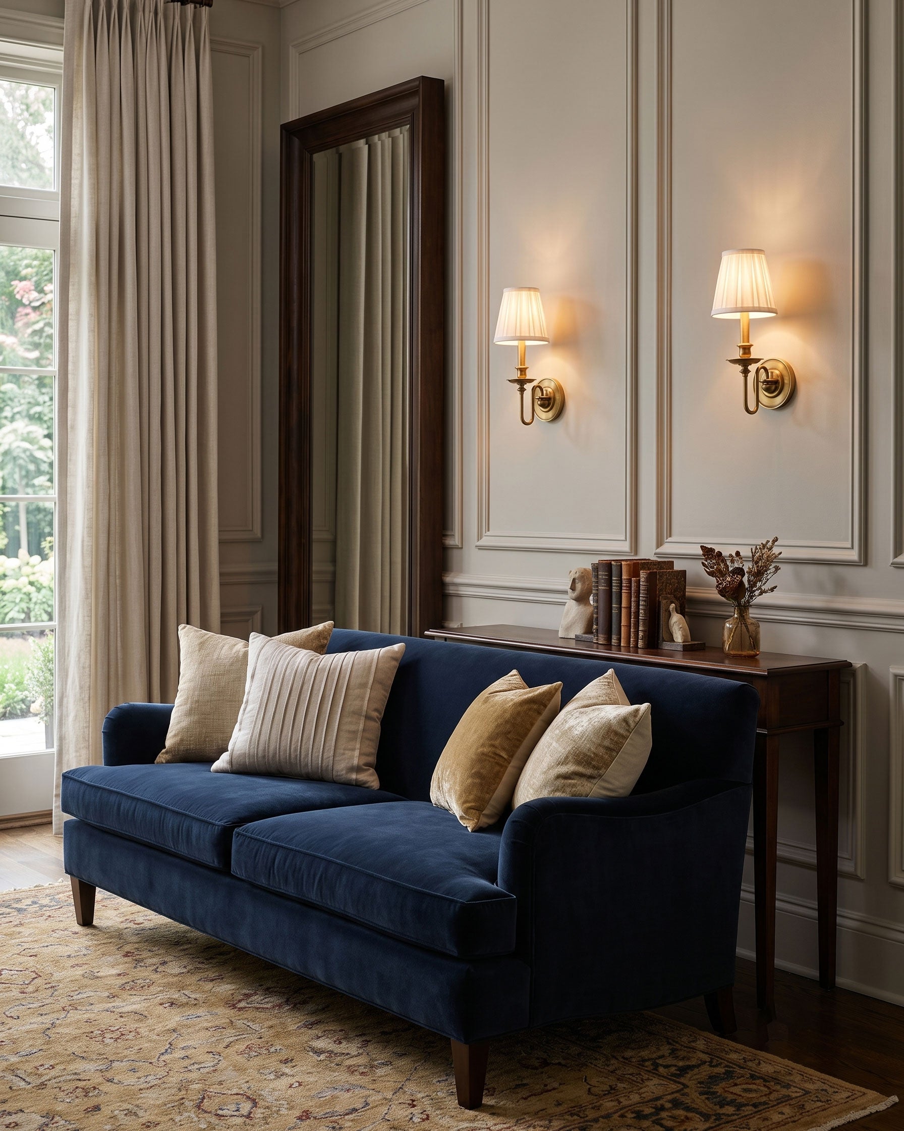 Llewellyn Fabric Shade Wall Sconce