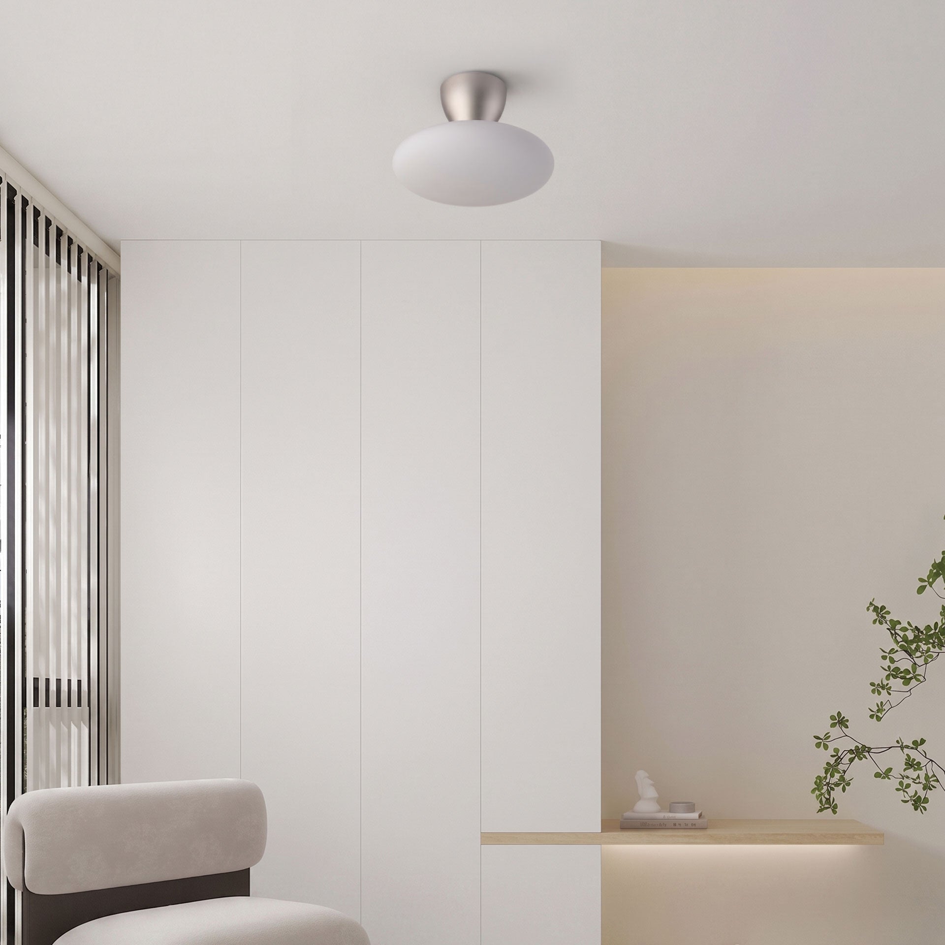 Lorcan Matte Semi-Flush Mount