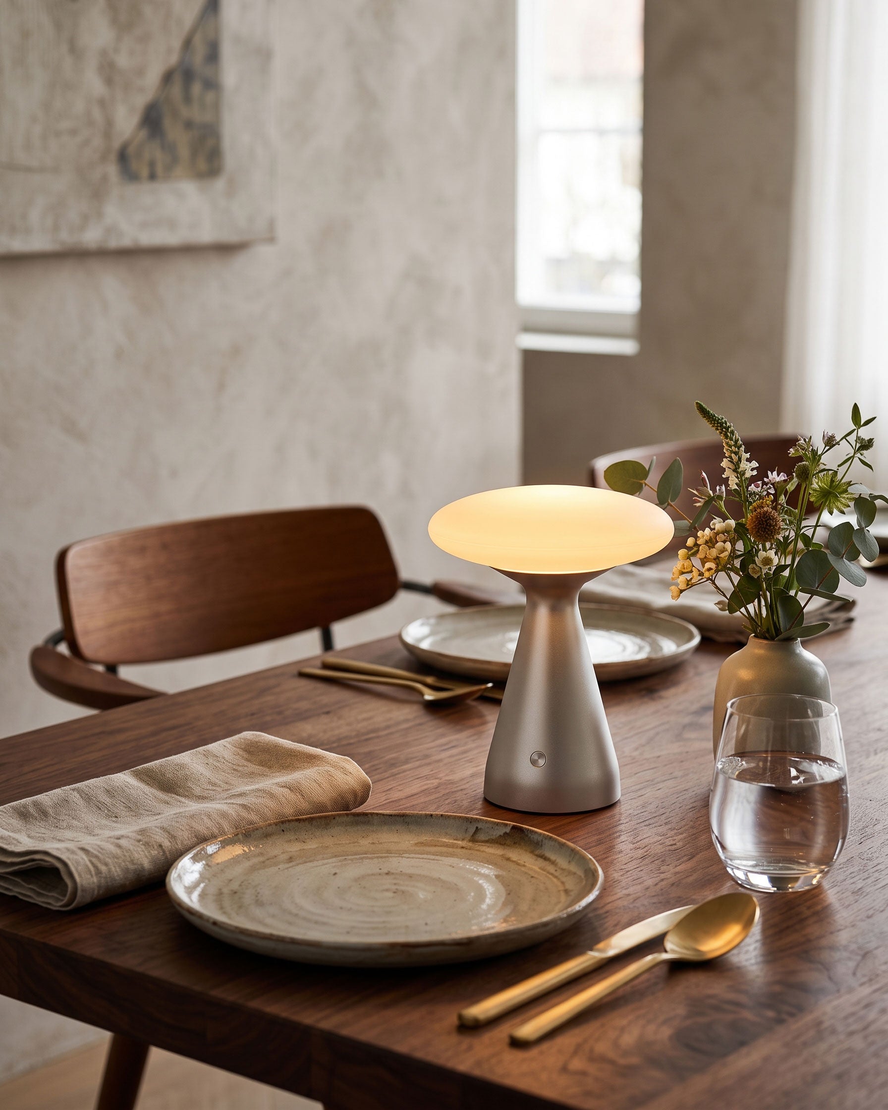 Lorcan Matte Table Lamp (built-in battery)