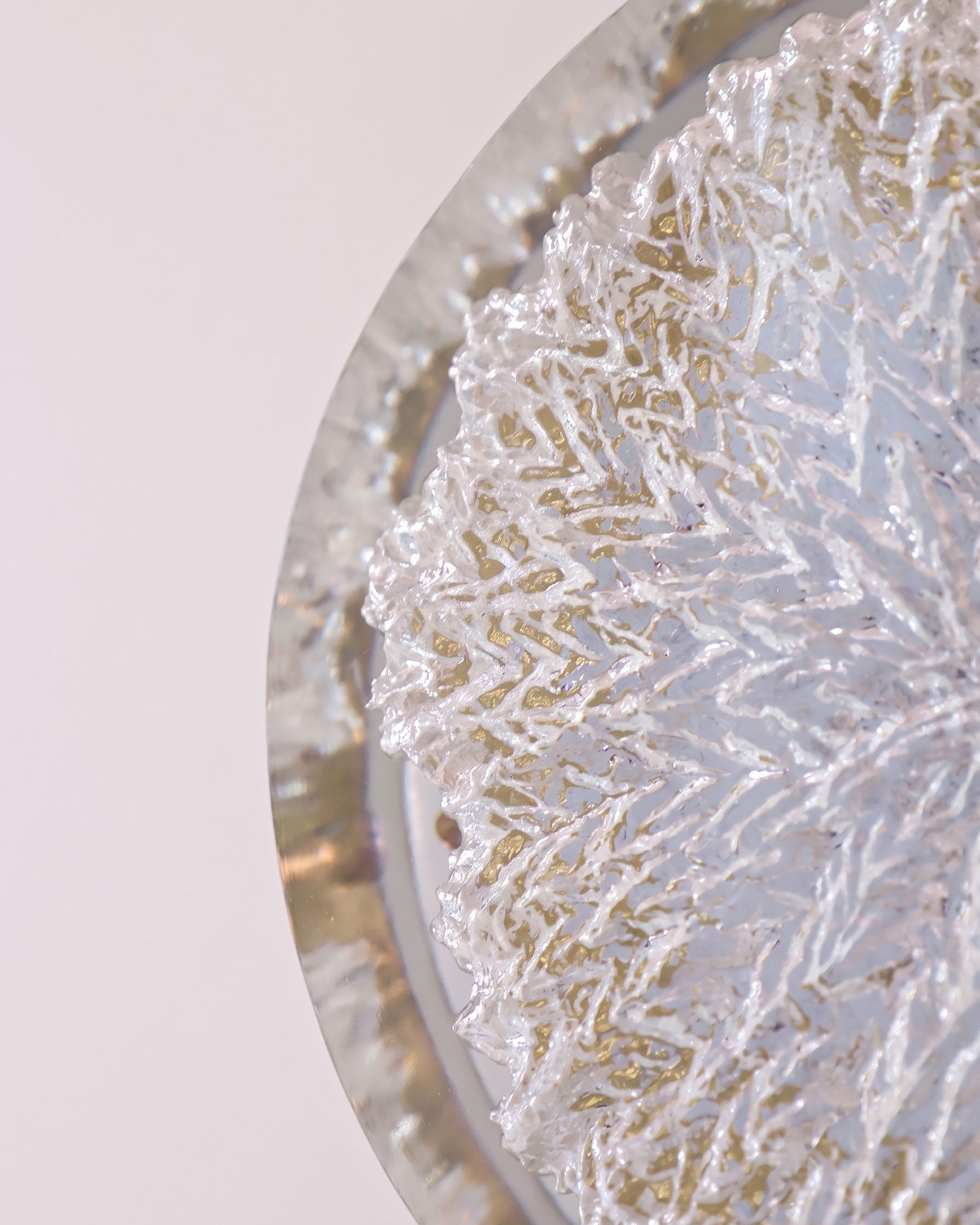 Lowell Brass Ice Semi-Flush Mount