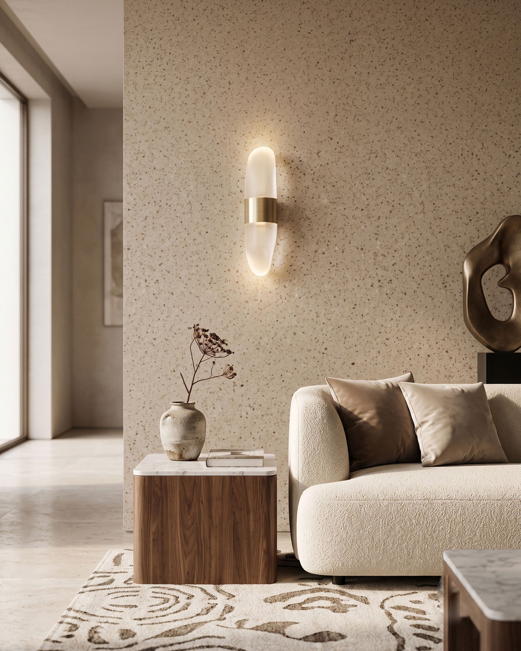 Rayonshine Lowen Resin Wall Sconce — Detail View 5
