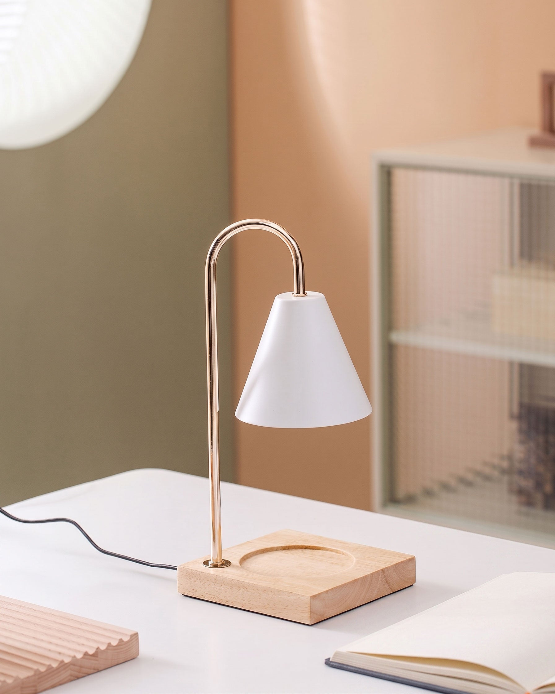 Lucile Arch Candle Table Lamp