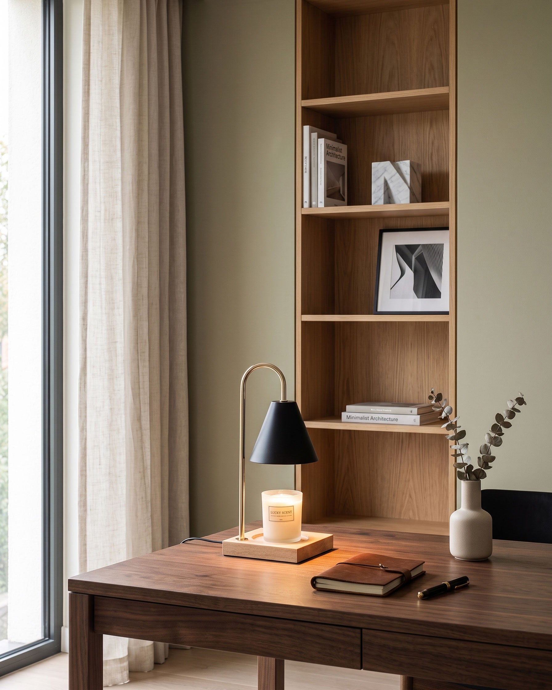 Lucile Arch Candle Table Lamp