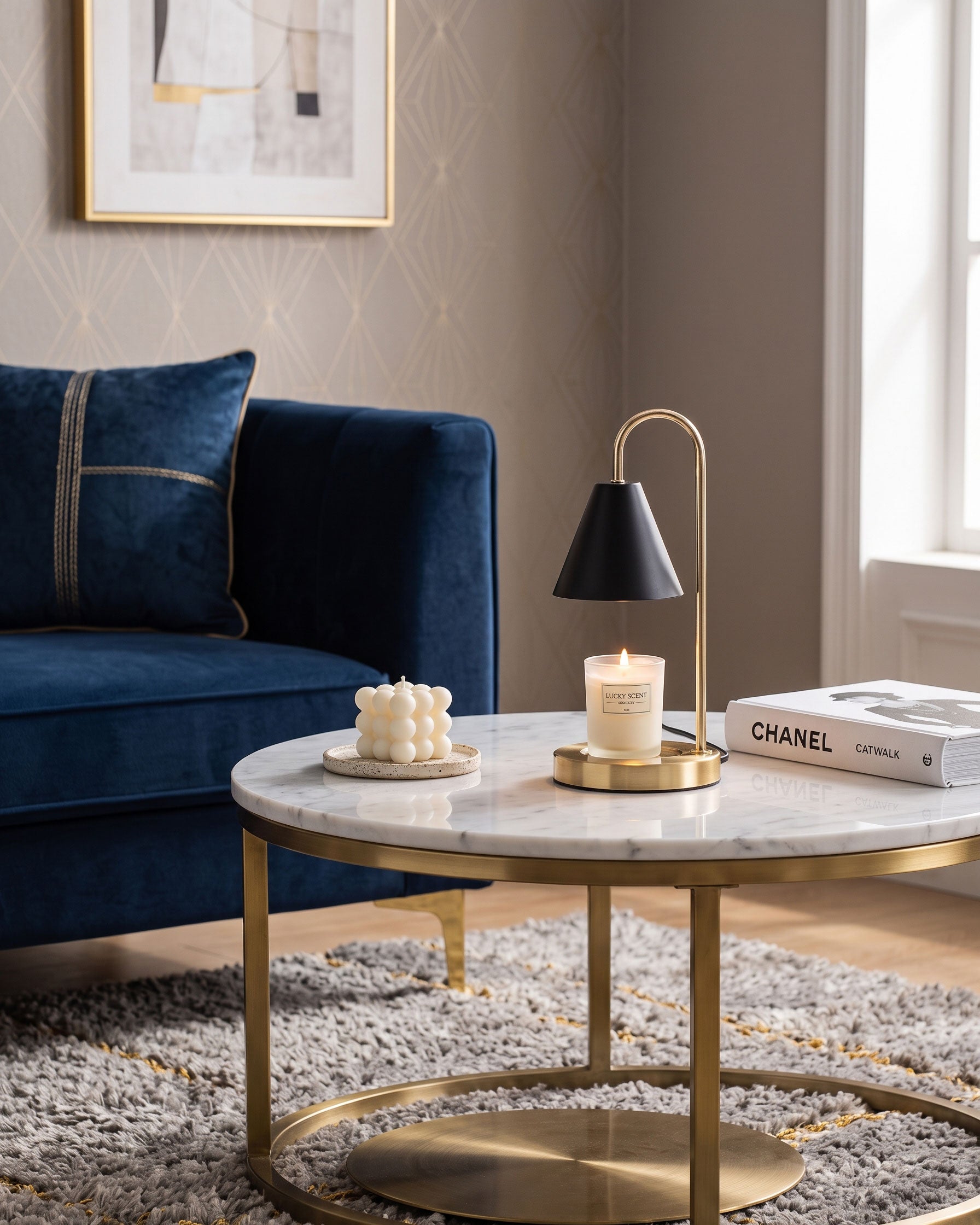 Lucile Arch Candle Table Lamp