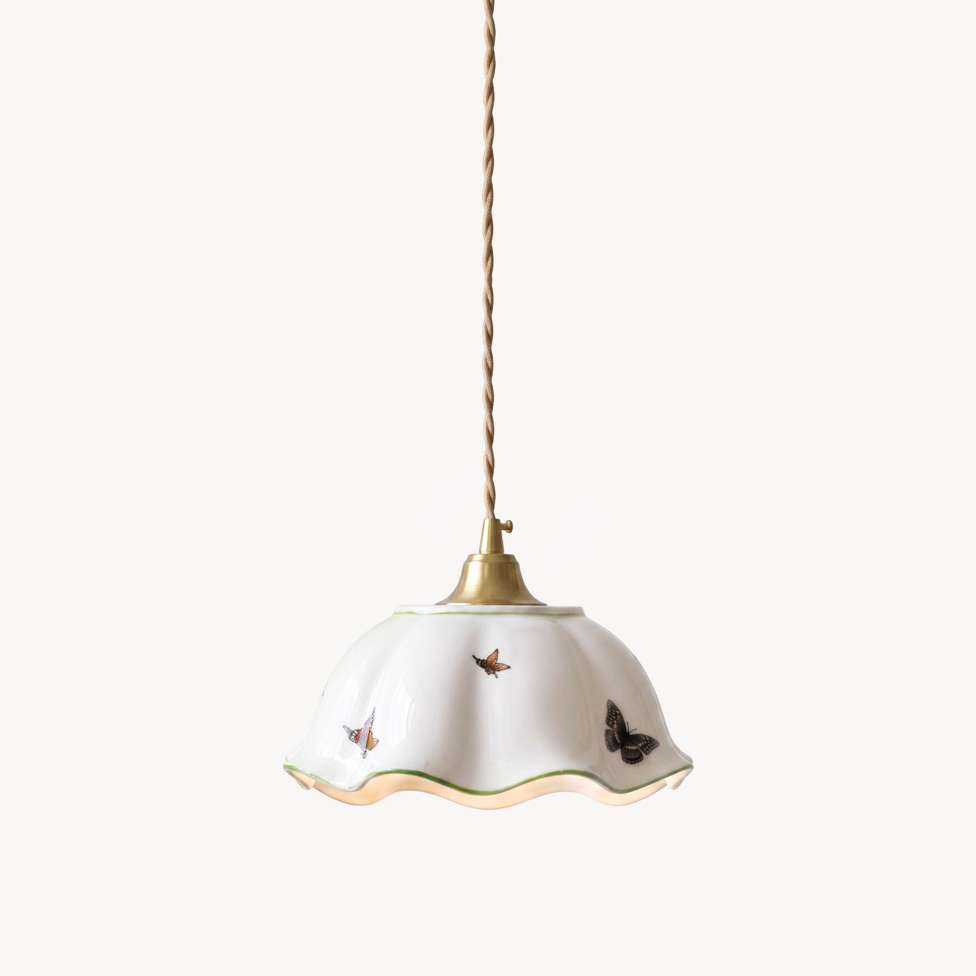 Lucinda Scalloped Pendant Light