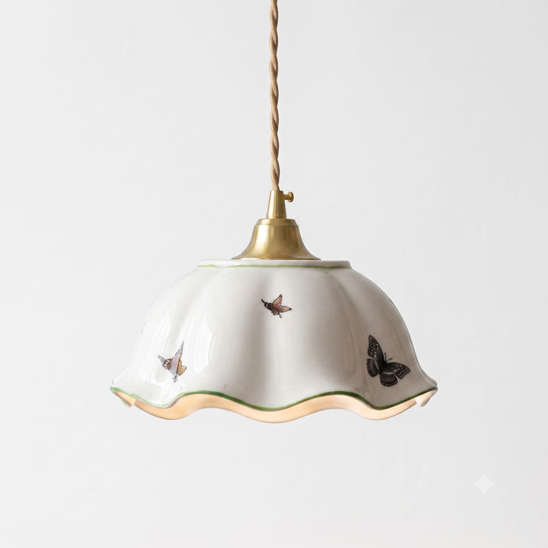 Lucinda Scalloped Pendant Light